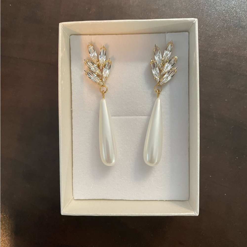 Handmade Pearl Drop Earrings - Etsy: Ayajewellery